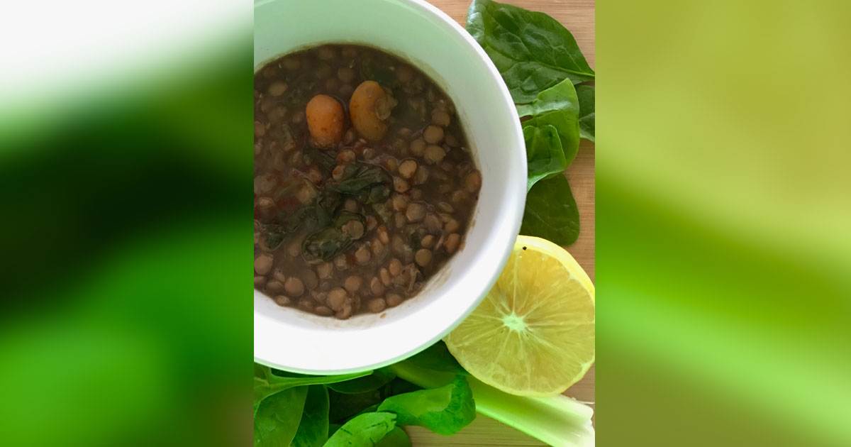 Lentil Spinach Soup