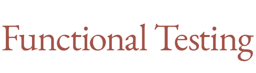 Functional Testing